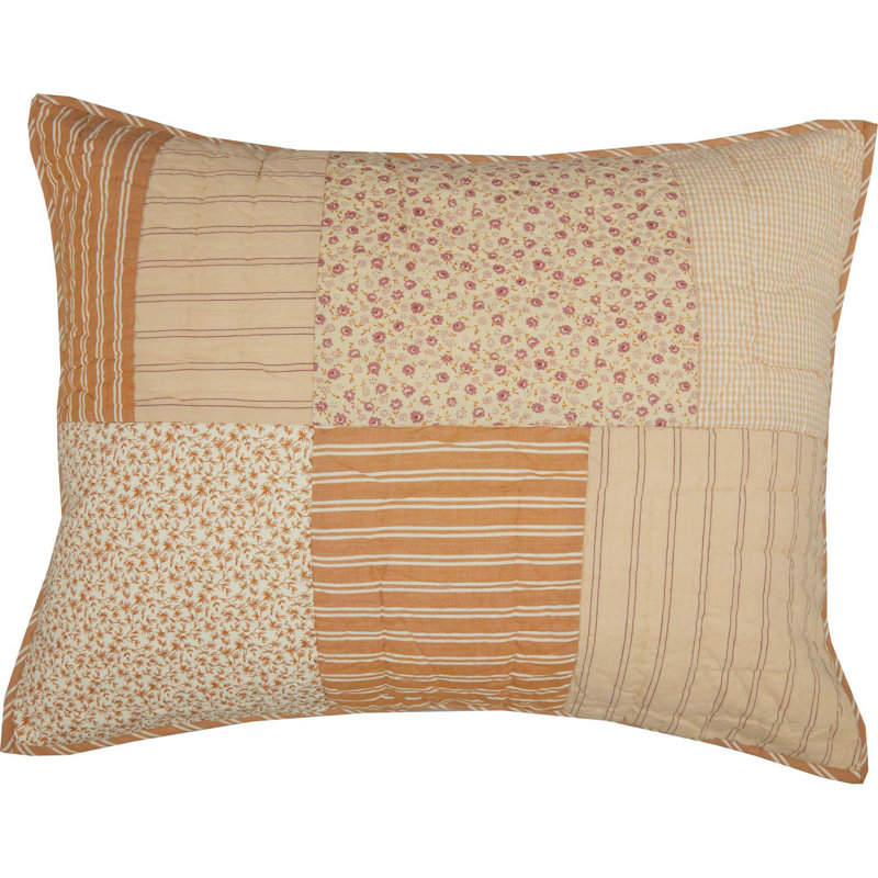 Cotton Blend Patchwork Sham Set, Standard/Twin