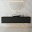 Lavabo de salle de bain vasque argenté de luxe 23 "x 15" - Lavabo de comptoir élégant, bol ovale en céramique moderne-119893870