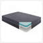 Matelas hybride en mousse viscoélastique imprégnée de gel de 14 pouces, gris foncé, matelas dans une boîte, confort ferme moyen