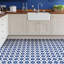 Carreau de mur et plancher en PVC 12 po x 12 po Zellige