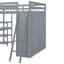Lit mezzanine avec garde-robe, bureau et tablettes-1456497730