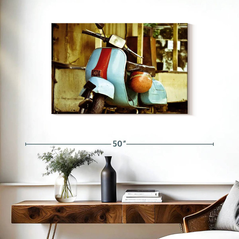 Mehar Vespa Scooter, 24" H x 36" W