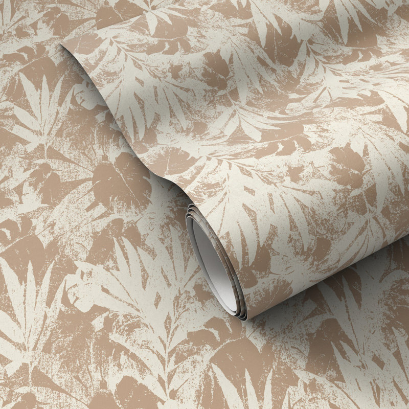 Tropic Paradise Wallpaper by Getty Images, W52" x H132", Tropic Paradise Black & Tan I