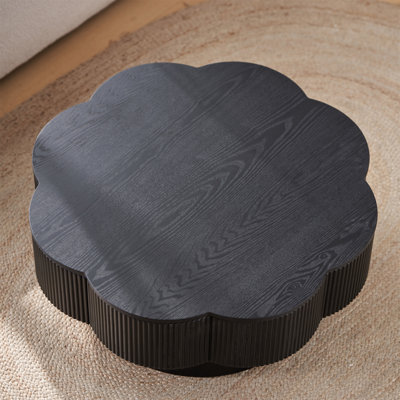 31.50"Modern Flower Shaped Coffee Table (Only Including Table)