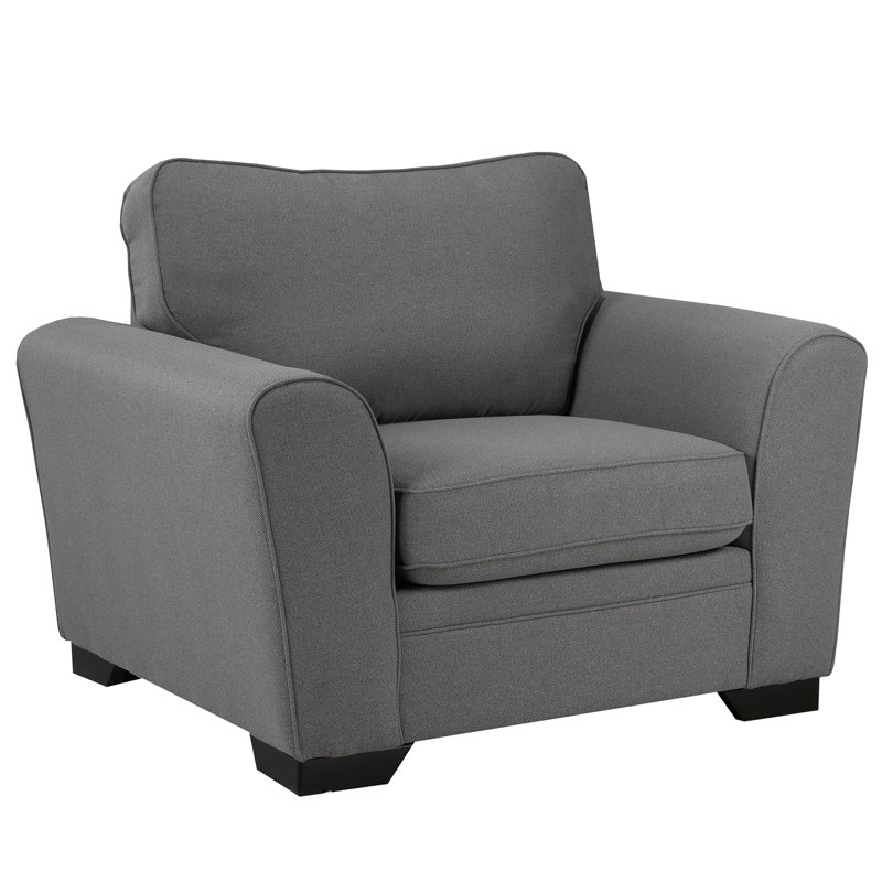 Chaise en tissu Beattie, gris