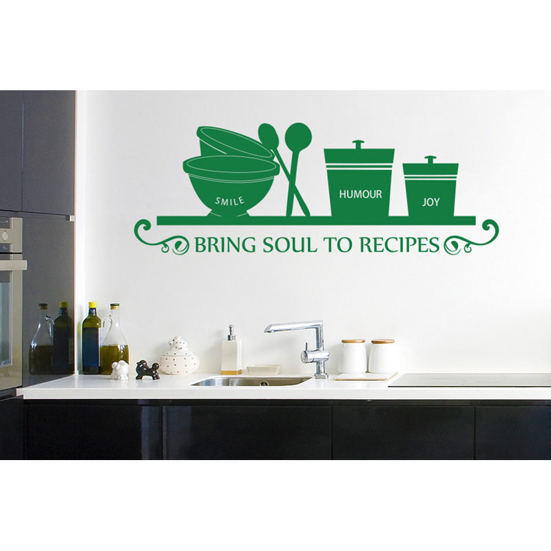 Food & Beverage Wall Decal, Medium, Green