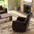 Global Home Swivel Glider Recliner With Manual Footrest-902211512