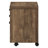 Rolling File Cabinet For Office Use, Brown Laminate, With Storage Compartments Ability, Spaces