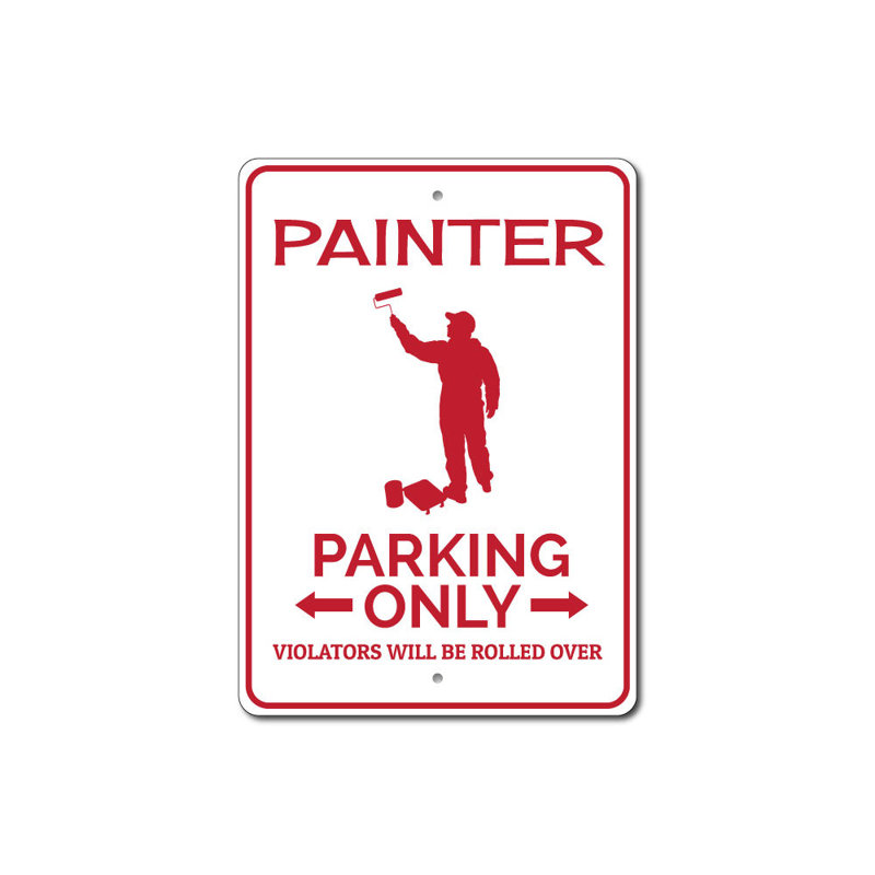 Panneau de peintre en aluminium, H 14 po x l 10 po x P 0,04 po