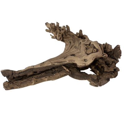 12" Sandblasted Grapevine Wood For Hamsters, Reptiles Terrarium, Exotic Untreated Grapewood Branch For Decoration Home Wedding Diy