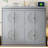 Full Size Murphy Bed Wall Bed,Gray