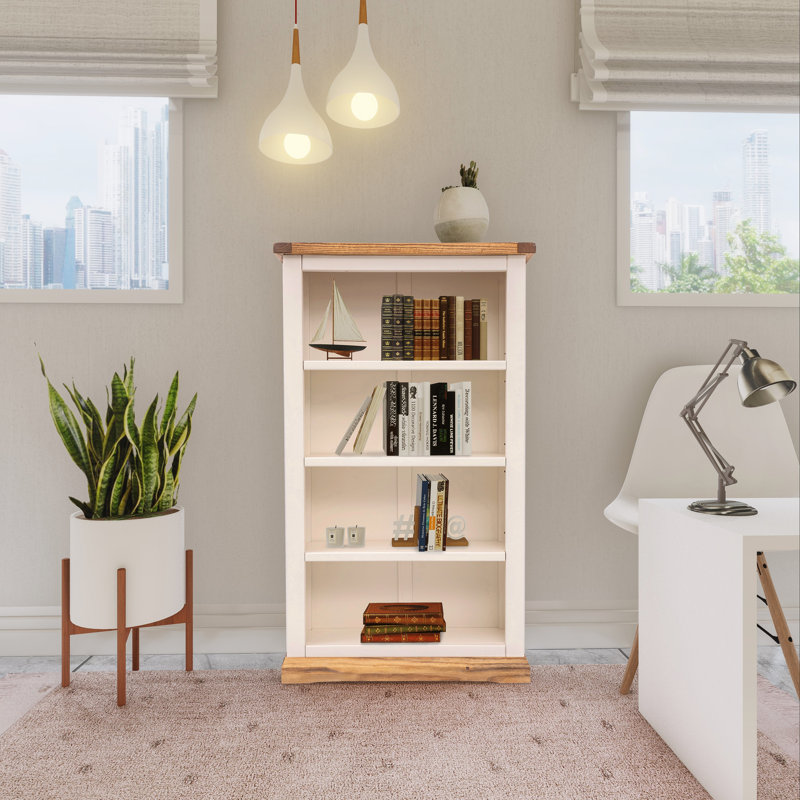 Middlebrook 120cm H Standard Bookcase, 120 cm H x 70 cm W x 25 cm D, White