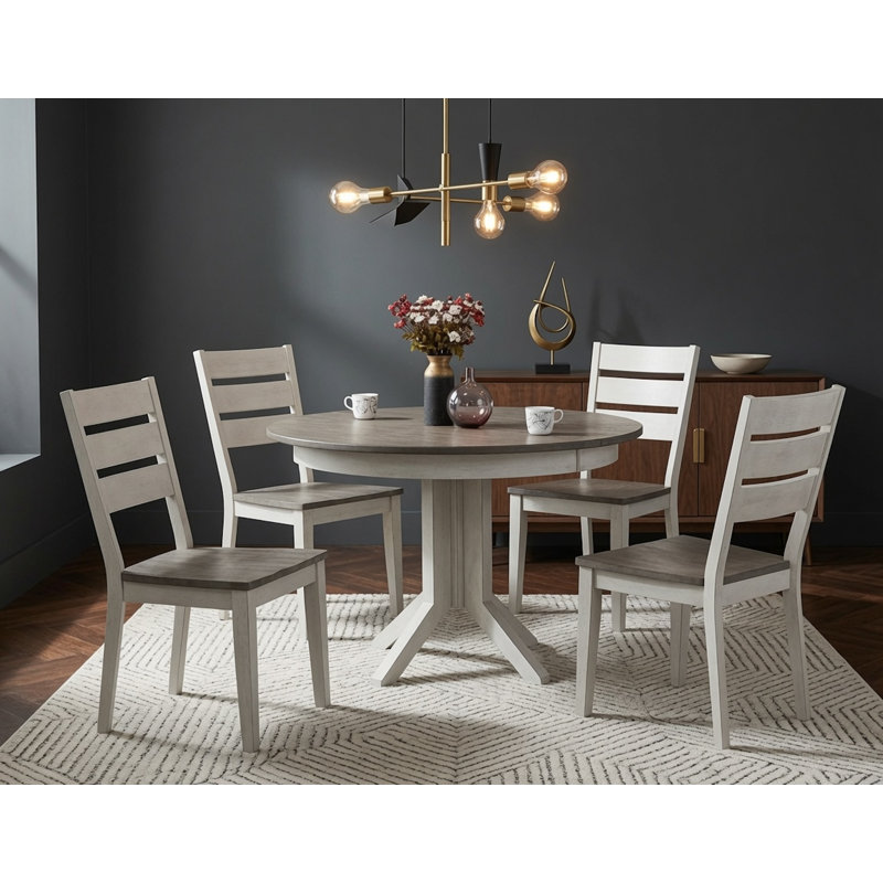 Ensemble de salle à manger extensible 5 pièces Hermelindo
