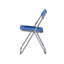 Chaise d'appoint avec structure en acier, plastique-120200425
