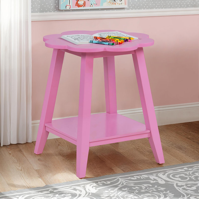 Marialana Flower Side Table, Pink