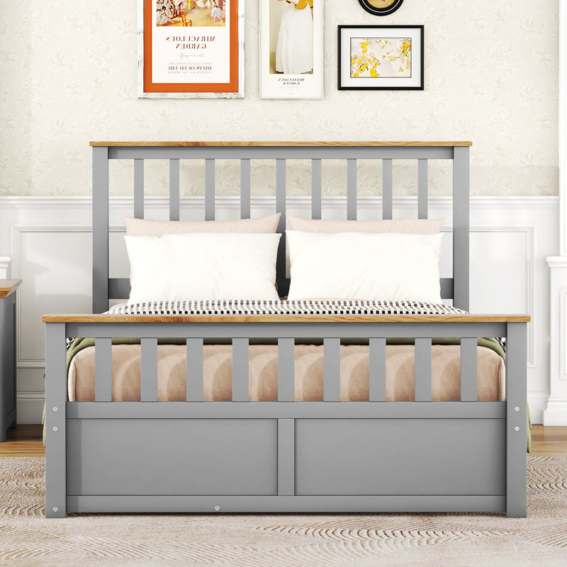 Leshunda Wood Platform Bed With Drawers