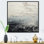 «Black and White Paint River», reproduction sur toile