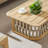 Riva 4 - Pieces Outdoor Patio Coversation Sofa Set, Teak Frame & Hand-made Woven Rope-122621578