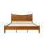 Lits robustes de taille King, cadre de lit en bois massif, style classique moderne pour la maison-645141636