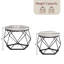 Nest of 2 Geometric Tables, Modern Stylish Living Room Home Furniture-514822098
