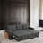 3 - Piece Upholstered Pull Out Sectional Sleeper Sofa With Storage Chaise-2136351204