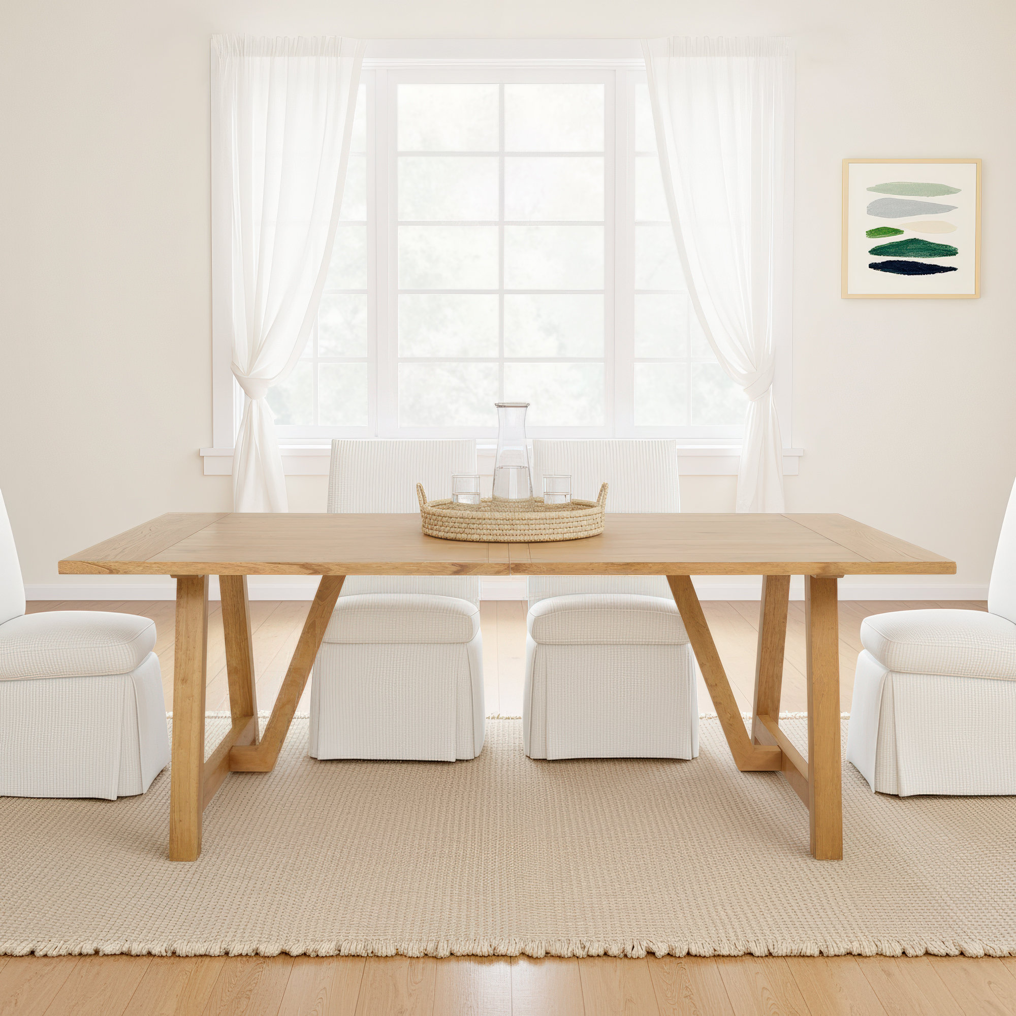 Bevington 82'' Dining Table, Oak