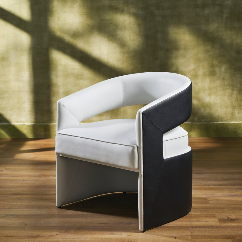 Endura Leather Chair Black & White