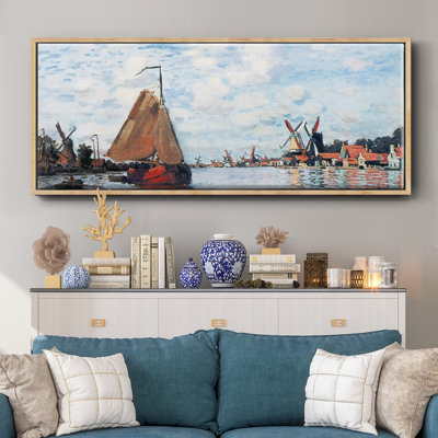 Zaan at Zaandam, 1871 01- Framed Canvas