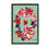 «Floral Bloom», lettre P encadrée, toile flottante par Hannah Louise Byatt