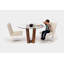 Gax Round Glass Dining Table-21530004-36309858