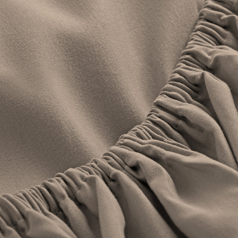Drap-housse en microfibre de qualité supérieure ultra doux, Drap-housse grand, Taupe