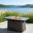Ebba Aluminum Adjustable Height Fire Pit Table-637420187