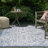Outdoor Chand Area Rug Ivory-Blue Color-538178785