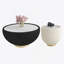 Table basse d'appoint moderne en cuir PU-268354537