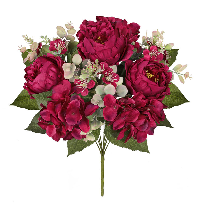 Mélange de pivoines et d'hortensias, Bourgogne