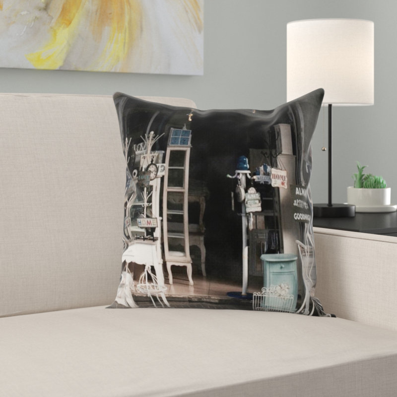 Microsuede Throw Pillow