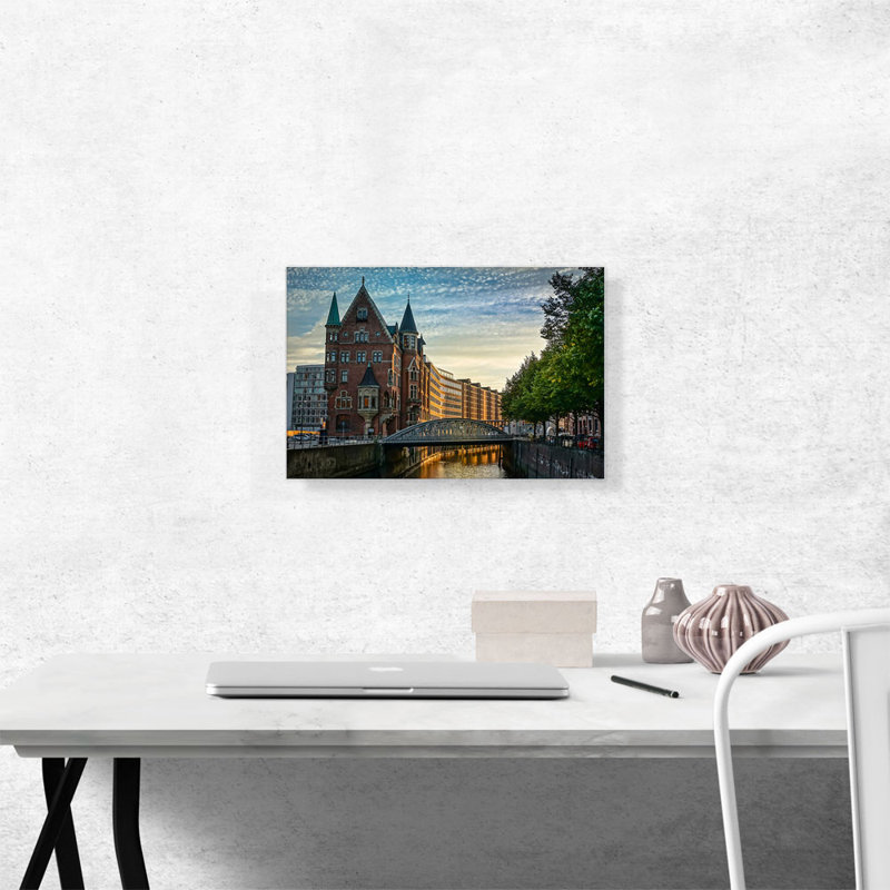 " Hamburg, Germany ", 12" H x 18" W x 1.5" D