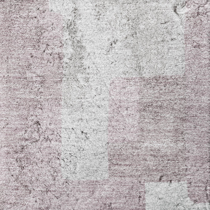 Tapis moderne Dream Shag ADS740, lavable à la machine, de qualité supérieure, Rosé, 8 pi x 10 pi