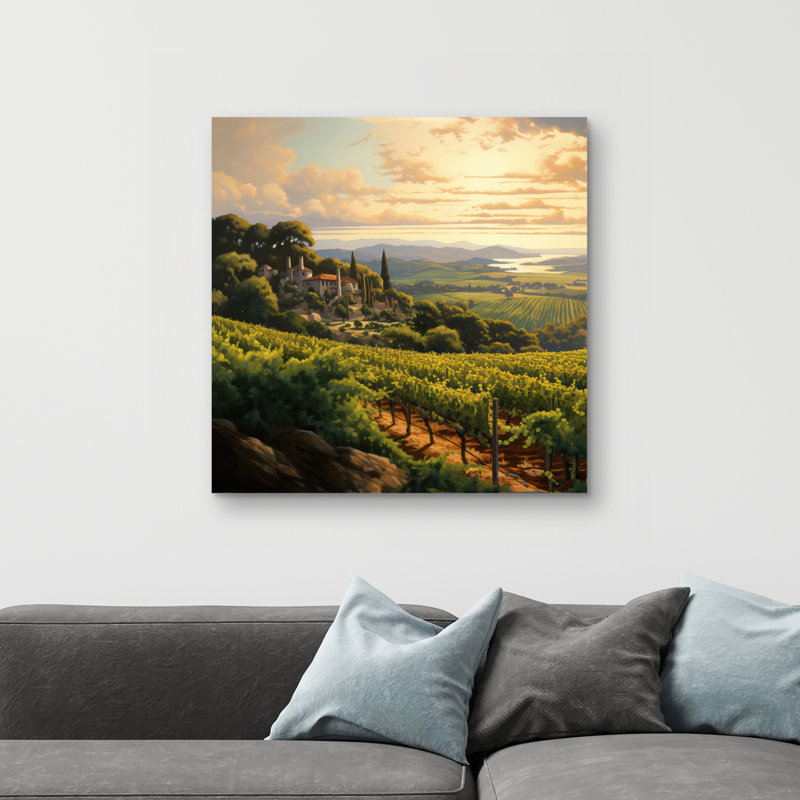 Calm dusk - 32"x32" art on canvas