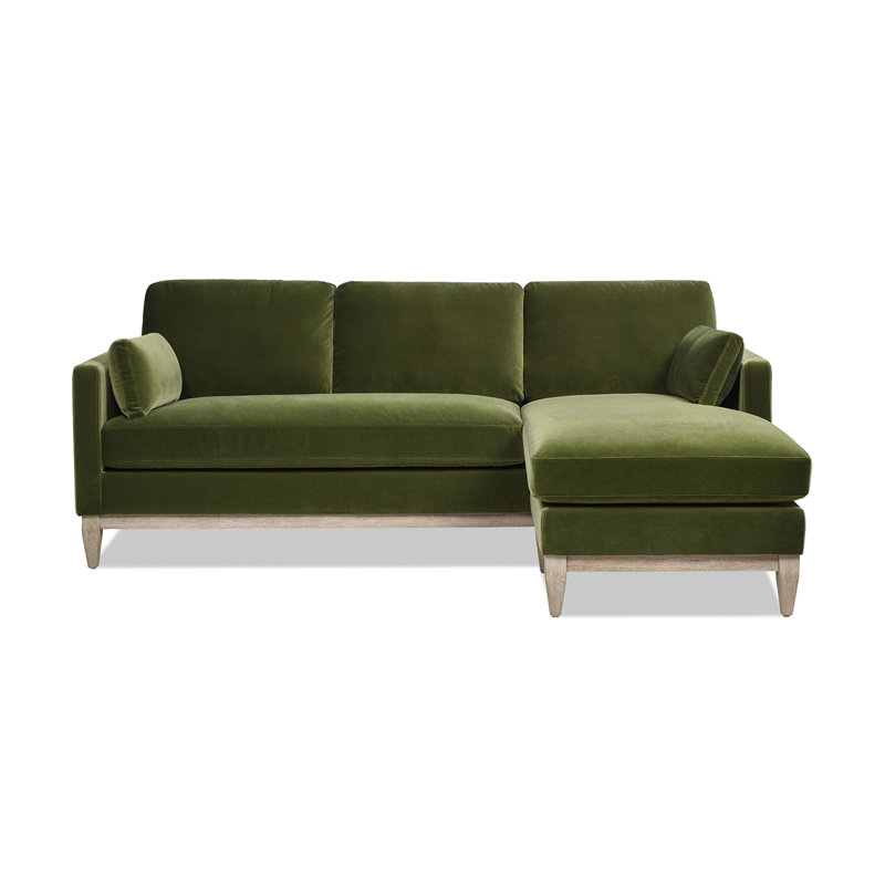Canapé modulaire réversible 89 po Knox, velours performance beige français