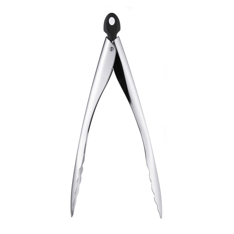 Cuisipro Tempo Locking Tongs, For Cooking and Serving, Stainless Steel, 24cm L