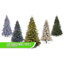 Bavarian Lighted Artificial Christmas Tree-1342036649