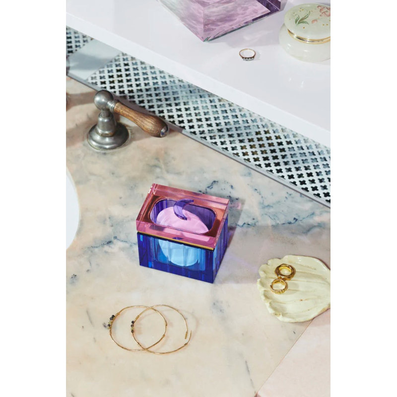 Blue Moon Crystal Jewelry Box