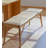 Brylynn Solid Wood & Cane Bench-629592667