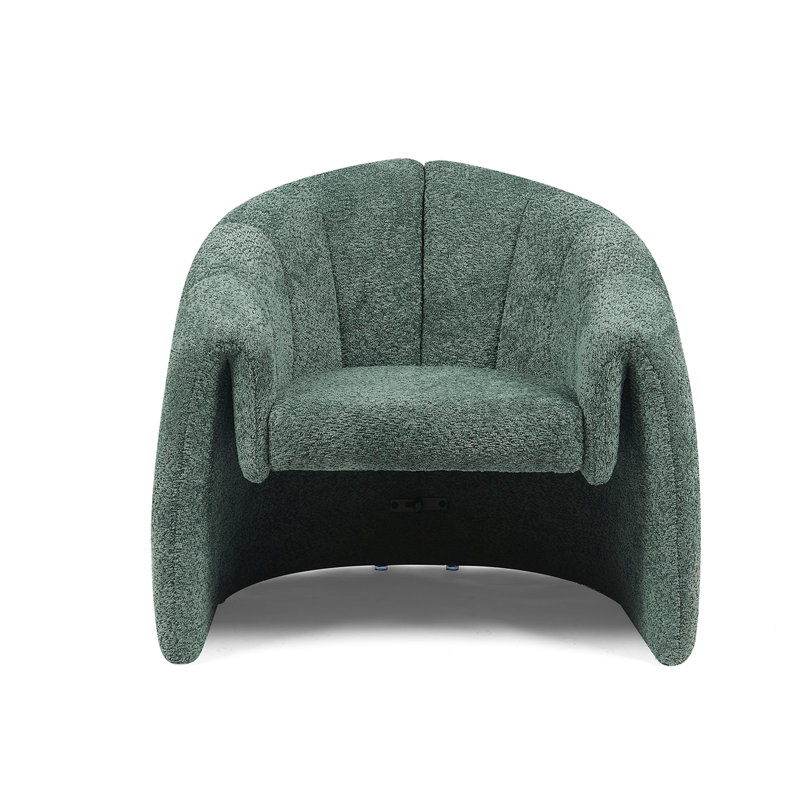Taylor Textured Fabric Occasional Chair, Dark Green