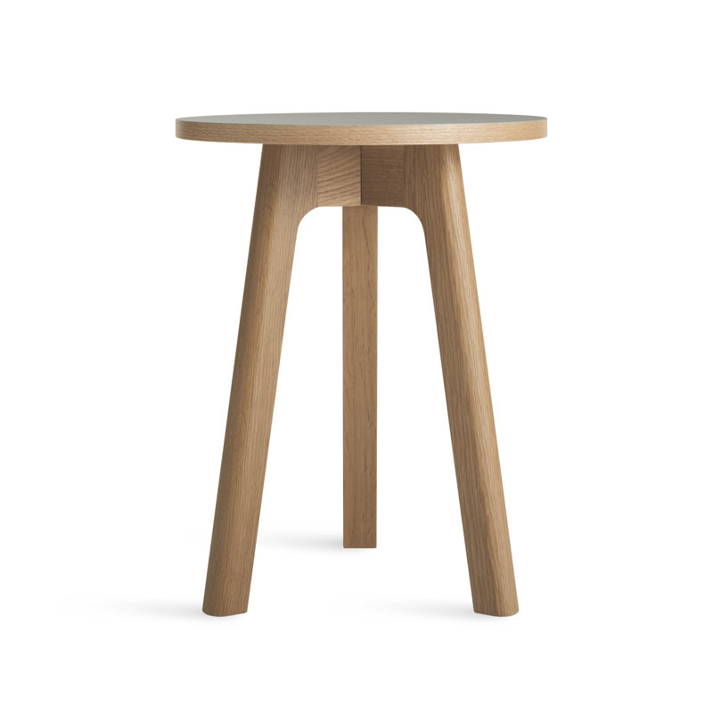 Table d'appoint Apt, Noir, H 21 po x l 16 po x P 16 po, Walnut
