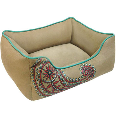 Deanie Faux Suede Pet Bed