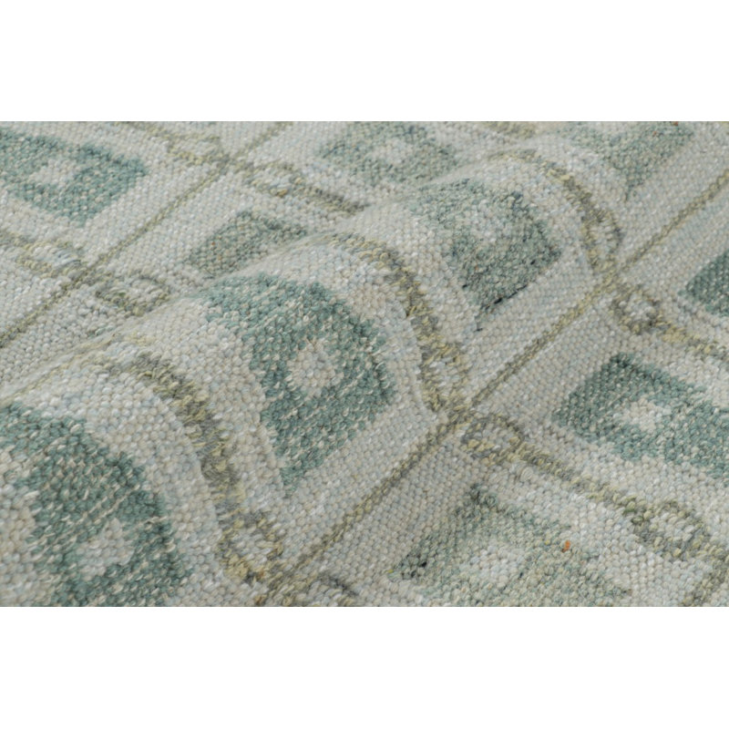 Scandinavian Wool Geometric Area Rug, Rectangle 12' x 16'