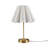 Tap-Control And Dimmable Accent Table Lamp With Power Outlet Gold See Below