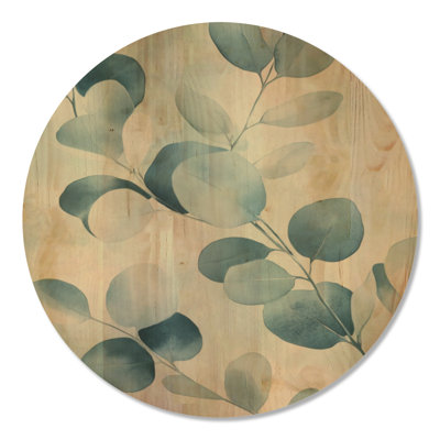 Botanical Wash - Greenery Wooden Wall Art